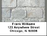 The Brick Wall Address Labels
