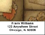 Vintage Fall Address Labels