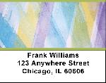 Abstraction In Watercolor Address Labels