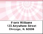 Pink Perspective Address Labels