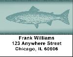 Fish Prints Address Labels