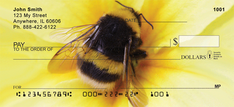Bumble Bees Personal Checks
