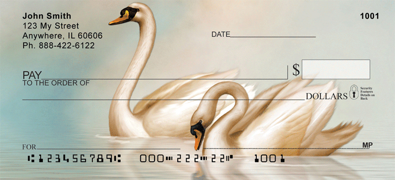 Swan Fantasies Personal Checks
