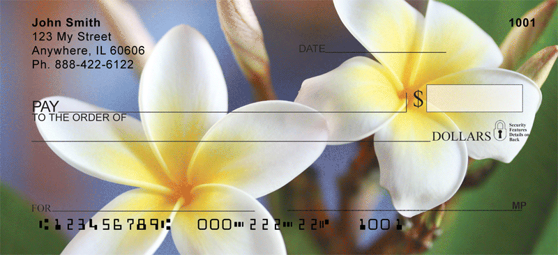 Plumeria Personal Checks