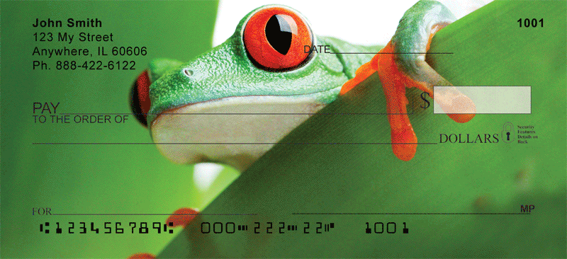 It's A Froggy Frog World Personal Checks