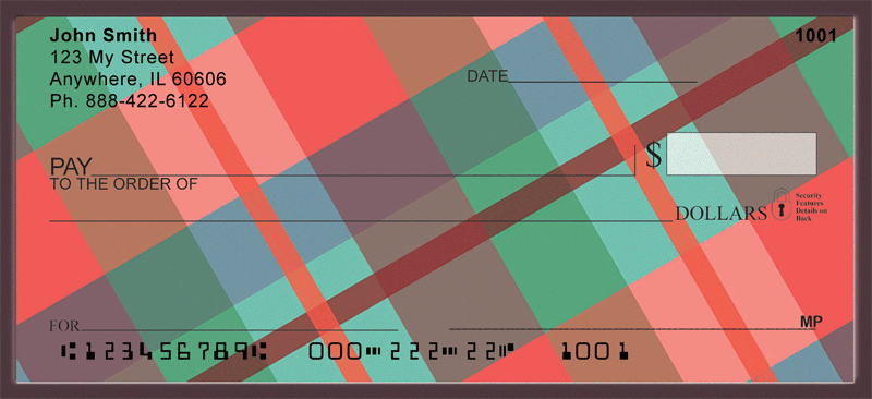 Playin' In Plaids Personal Checks