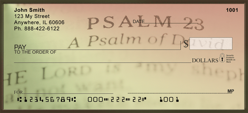 Bible Verses Personal Checks