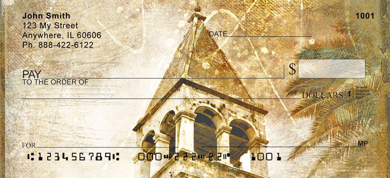 Old World Architecture Personal Checks