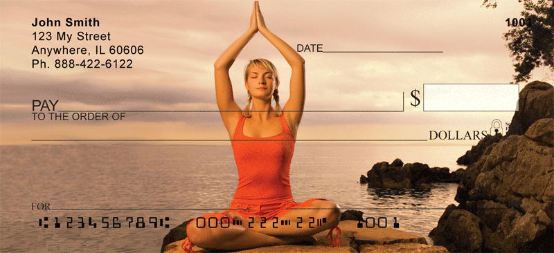  Yoga At Sunrise Personal Checks