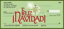 Feliz iNavidad Personal Checks