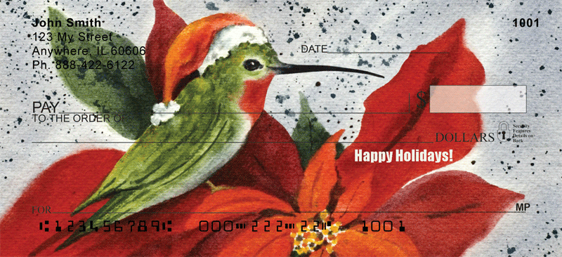Hummingbird Holidays Personal Checks