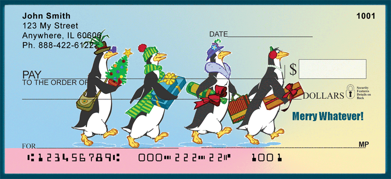 Merry Whatever Personal Checks