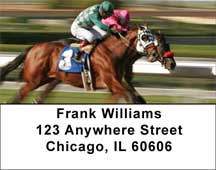 Racing The Ponies Address Labels