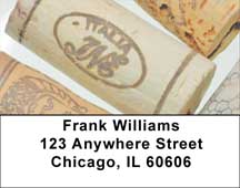 Popin Corks Address Labels