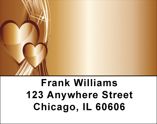 Heart of Gold Address Labels