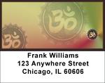 Hinduism Aum Symbols Address Labels