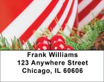 Candy Cane Christmas Address Labels