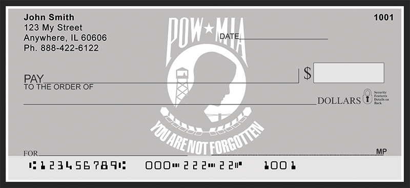 POW/MIA Personal Checks