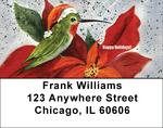 Hummingbird Holidays Address Labels