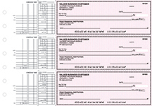 Pink Safety Multi Purpose Business Checks