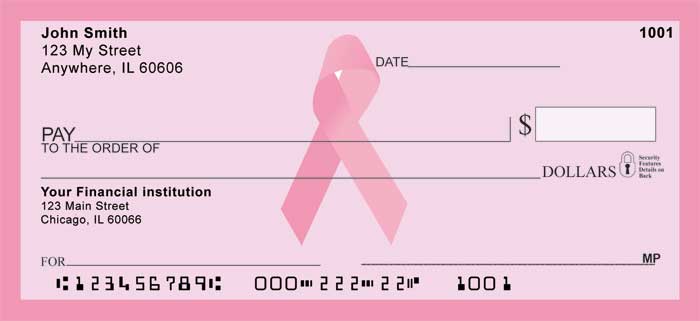 Pink Ribbon Checks Personal Checks