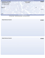 Blue Marble Laser Business One Per Page Voucher Checks - Top Style