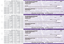 Purple Marble Payroll Business Checks