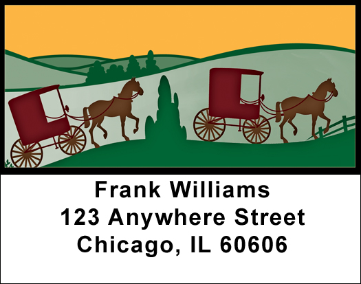 Traveling In Style Address Labels