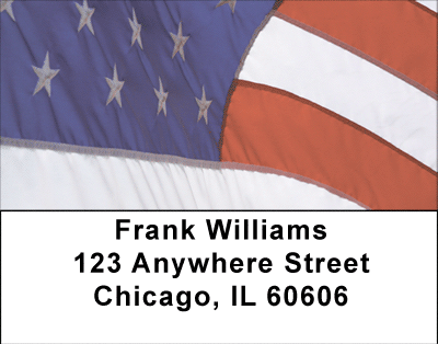 Proudly It Waves Address Labels