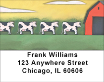 Milk Cows Address Labels