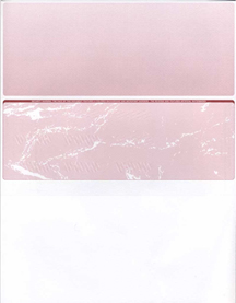 Red Marble Blank Stock for Computer Voucher Checks Middle Style