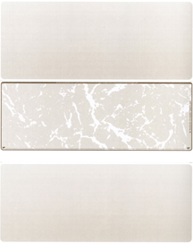 Gold Marble Blank Stock for Computer Voucher Checks Middle Style