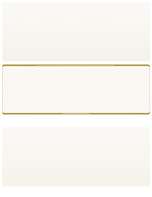 Tan Safety Blank Stock for Computer Voucher Checks Middle Style