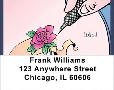 Inked Address Labels