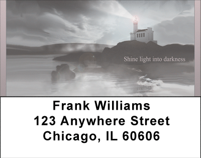 Shine Light Into Darkness Address Labels
