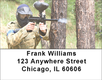 Paintball Wars Address Labels