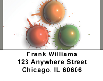 Paintballs Address Labels