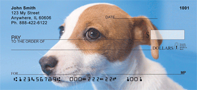 Jack Russell Puppy Love Personal Checks