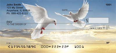 On The Wings Of A Dove Personal Checks
