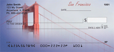 San Francisco Bridge Personal Checks