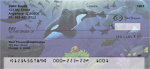 Whales and Lighthouse Personal Checks