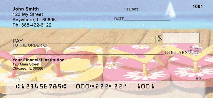 Flip Flops Personal Checks