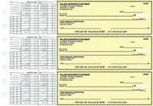 Yellow Safety Payroll Business Checks