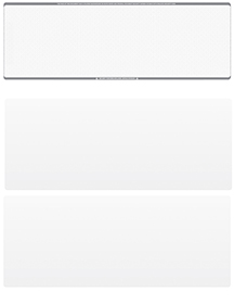 Grey Safety Blank Stock for Computer Voucher Checks Top Style