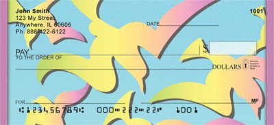 Rainbow Birds Personal Checks