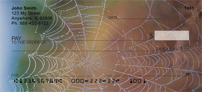 Spider Webs Personal Checks
