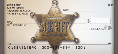 Sheriff Badge Personal Checks