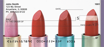 Lipstick Luxury Personal Checks