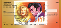 Elvis And Marilyn Stamp Personal Checks