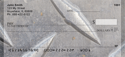 Steel Diamond Plate Personal Checks